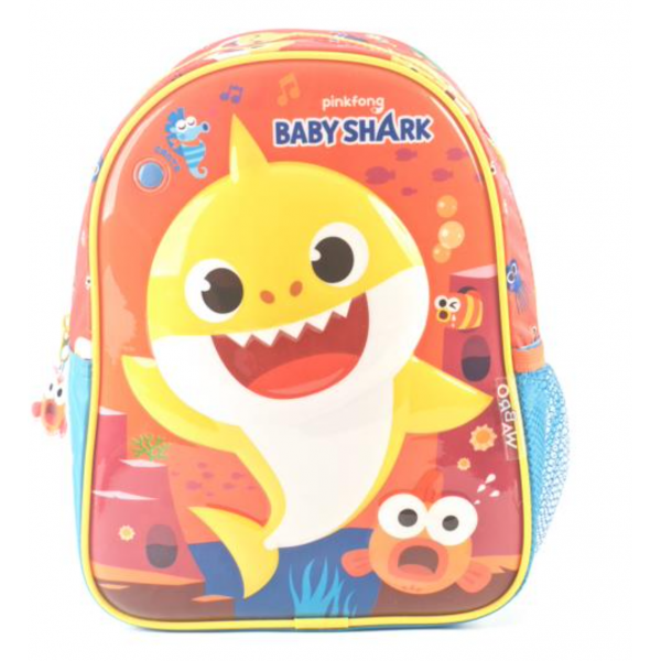 Mochila Baby Shark 30 cm básica con sonido
