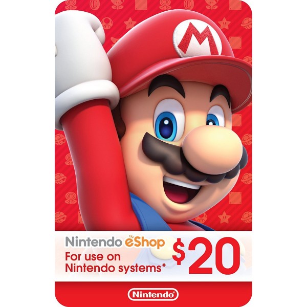 Nintendo Eshop 20 USD