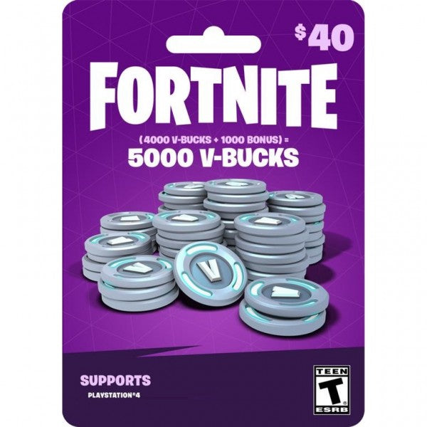 5000 Pavos (V-bucks) Fortnite