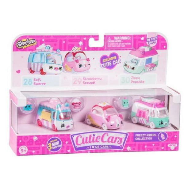 Shopkins - Cutie Cars - Pack X 3