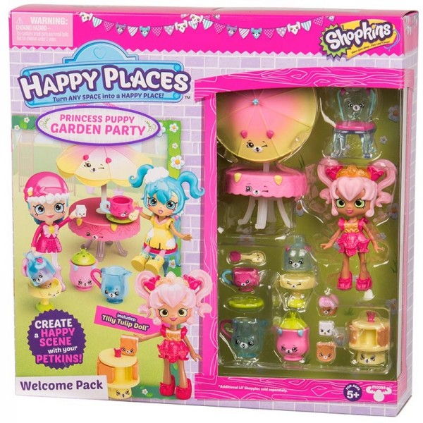 Shopkins - pack de decoración fiesta en el jardín