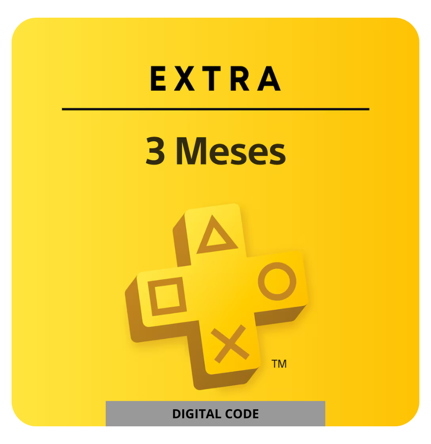 Playstation Plus 3 Meses (USA) - Plan Extra