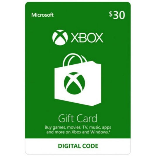 Xbox Gift Code 30 Usd (USA)