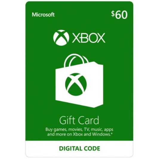 Xbox Gift Code 60 Usd (USA)