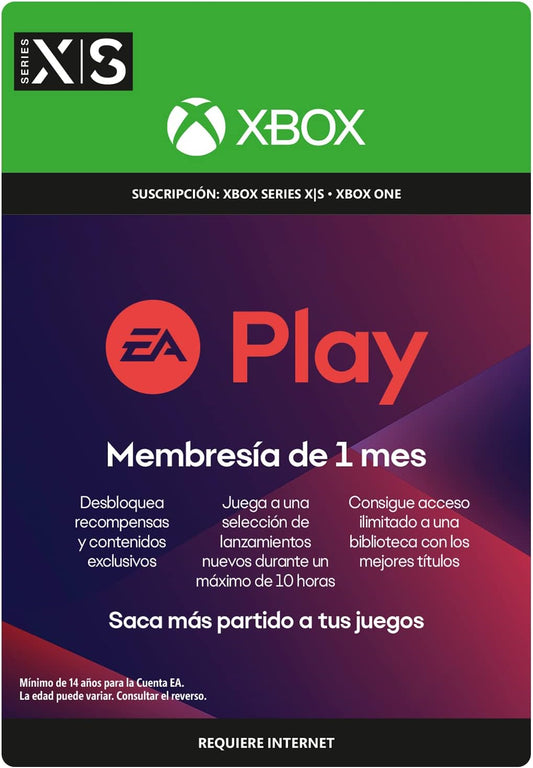 EA Play 1 Mes Suscripción | Xbox - Código de descarga