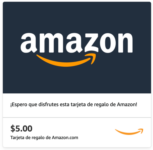 Amazon Tarjeta Regalo 5 USD