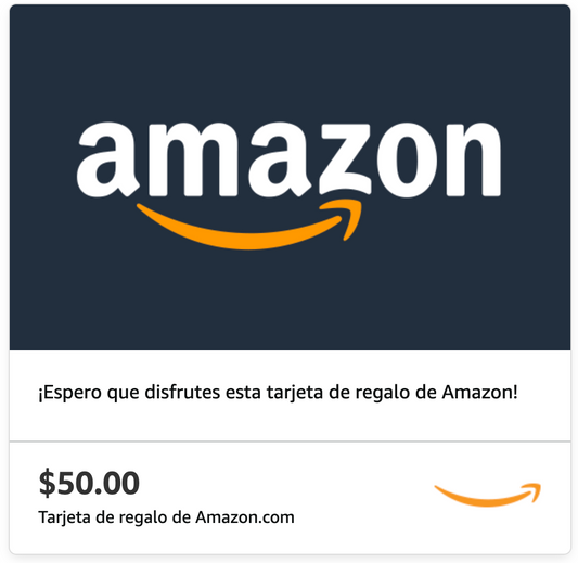 Amazon Tarjeta Regalo 50 USD