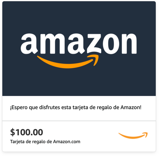 Amazon Tarjeta Regalo 100 USD