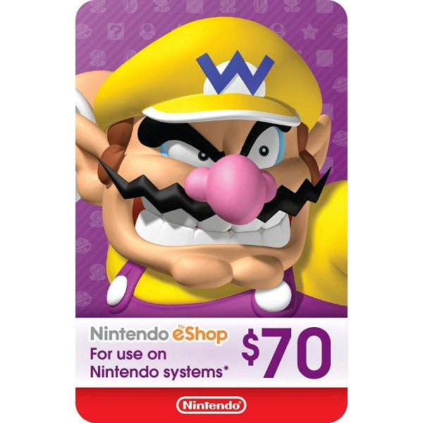 Nintendo Eshop 70 USD