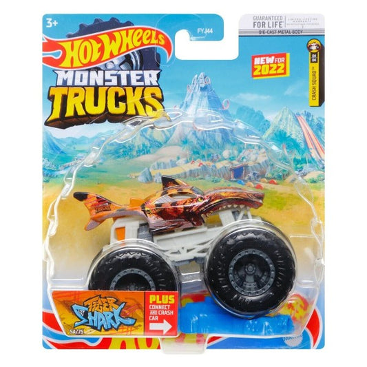 Hot Wheels - Monster Trucks 1:64 - Tiger Shark