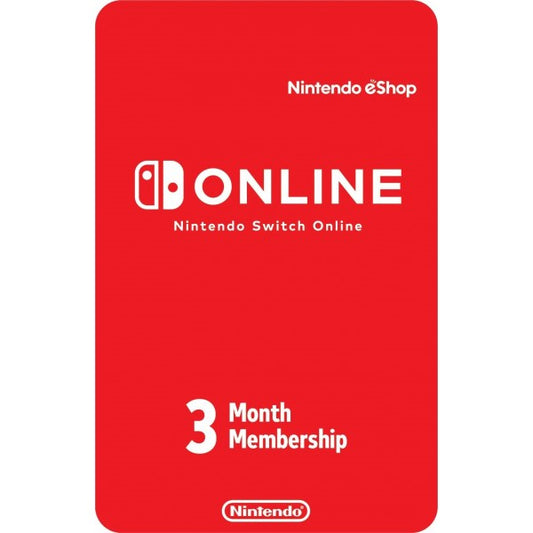 Nintendo Switch Online 3 Meses Digital