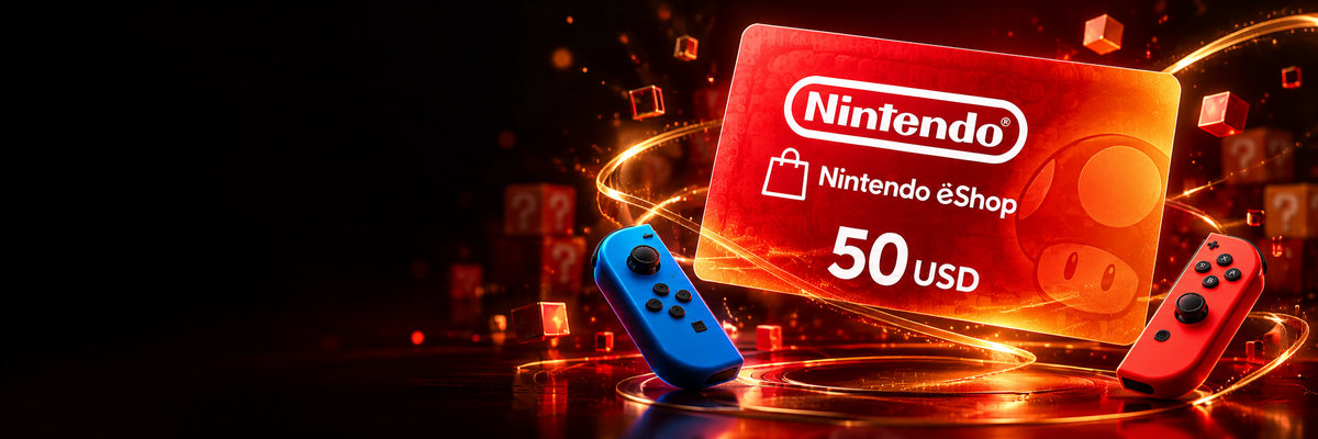 Tarjeta Nintendo eShop de 50 USD