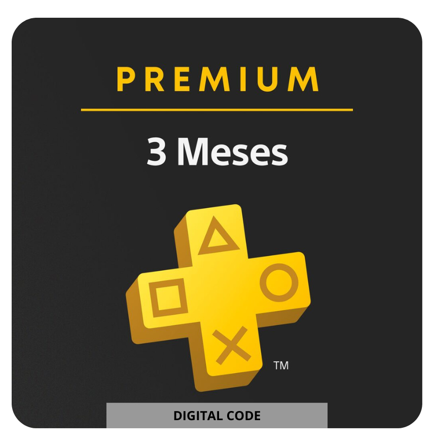 Playstation Plus 3 Meses (USA) - Plan Premium