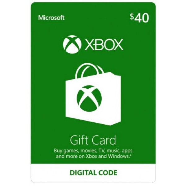 Xbox Gift Code 40 Usd (USA)